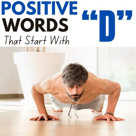 positive words start with D